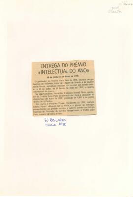 "Intelectual do ano"