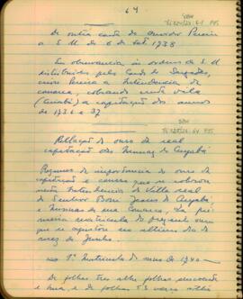 Anotação de carta de João Gonçalves Pereira a S. Majestade