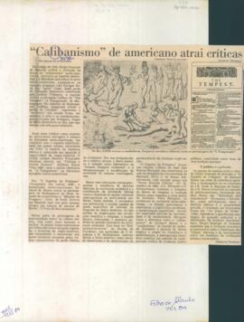 "Canibalismo de americano atrai críticas"