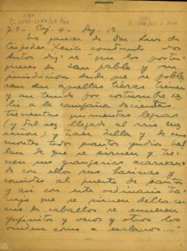 Fragmento, em espanhol, referente ao parecer de D. Luís de [Cespedes Xeria]