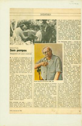 "Sem pompas: desaparece um autor essencial"