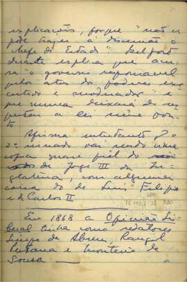 Excertos do jornal Opinião Liberal sobre assuntos diversos, 1868