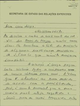 Carta de Luís a Sérgio Buarque de Holanda