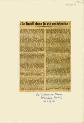 "Le Brésil dans la vie américaine"