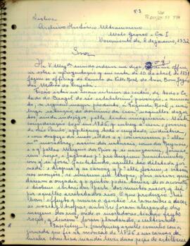 Carta de D. Rodrigo Cesar de Menezes a S. Majestade
