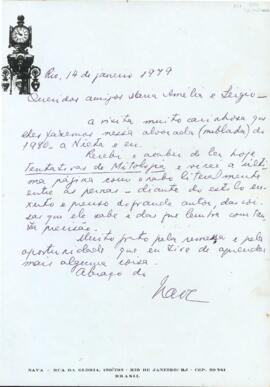 Carta de Pedro Nova a Sérgio Buarque de Holanda