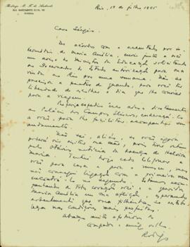 Carta de Rodrigo Mello Franco de Andrade a Sérgio Buarque de Holanda