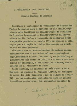 “A pré-história das bandeiras”
