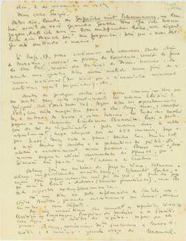 Carta de Manuel Bandeira a Sérgio Buarque de Holanda