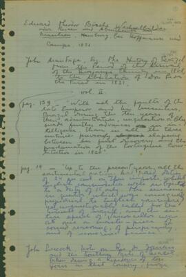 Fragmentos, em inglês, do livro "The history of Brazil from the period of arrival of the Bragança Family in 1808, to the abdication of Don Pedro in 1831"