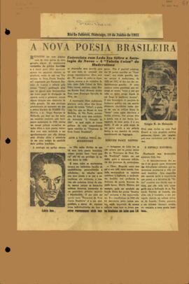 "A nova poesia brasileira"