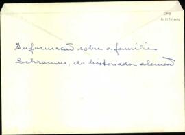 Comentários de Sérgio Buarque de Holanda sobre o livro do historiador alemão Adolf Schramm
