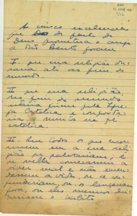 Fragmentos do livro "O príncipe dos Patriarcas S. Bento"