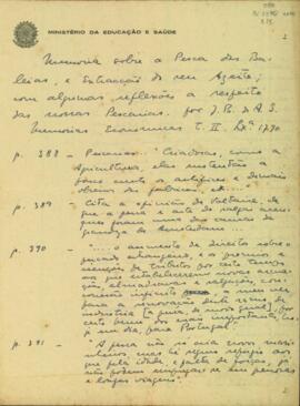 Fragmentos do livro "Memória sobre a pesca das baleias e extração de seu azeite, com algumas reflexões a respeito das nossas pescarias"