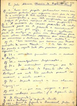 Fragmentos da "Chronica do Infante Santo"