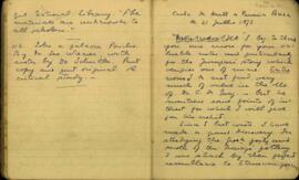 Carta de Dr. Ch .F. Hartt ao Dr. Domingos Soaris Ferreira Pena