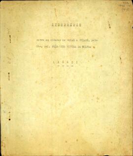 "Itinerário entre as cidades de Goiáz e Cuiabá, pelo Tte. Cel. João Tito Vieira da Silva – 1869"