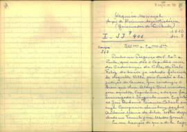 Carta de Antônio José da Franca Horta ao Conde de Aguiar