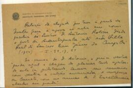 Fragmentos de escrita de acontecimentos em 1754