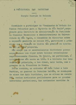 “A pré-história das bandeiras”