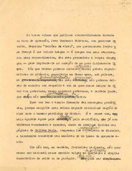 Discurso em nome da Associação Brasileira de Escritores