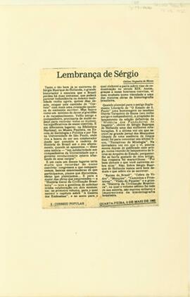 "Lembrança de Sérgio"