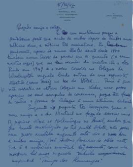 Carta de Charles Boxer a Sérgio Buarque de Holanda