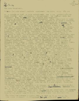 Carta de Osório Borba a Sérgio Buarque de Holanda