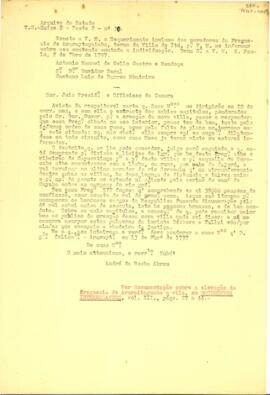 Carta de Antônio Manoel de Melo Castro e Mendonça a Caetano Luís de Barros Monteiro