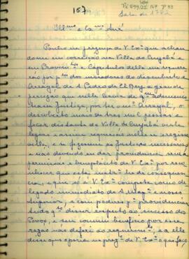 Carta de Joaquim José de Moraes ao Delegado imediato de S. Majestade