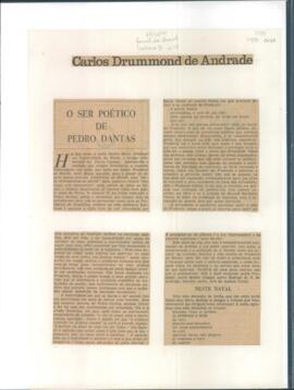 “O ser poético de Pedro Dantas"