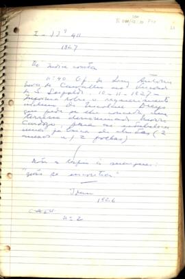 Fragmento de um oficio de Luiz Antônio Neves de Carvalho ao Visconde de São Leopoldo