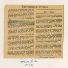 "Um impulso perigoso"