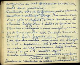 Resumo de carta de Martinho de Melo e Castro a D. Luiz Antônio de Souza Botelho Mourão