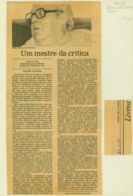 "Um mestre da crítica"