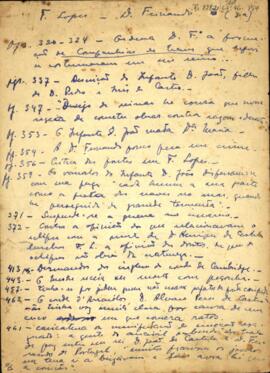 Fragmentos da "Chronica de D. Fernando"