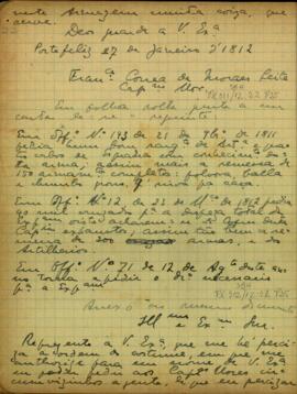 Resumos de ofícios, 1811 e 1812