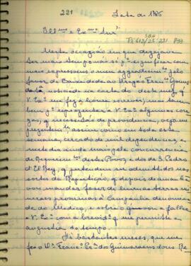 Carta de Diogo de Toledo Lara Ordonhes a D. João de Albuquerque de Melo Pereira e Caceres