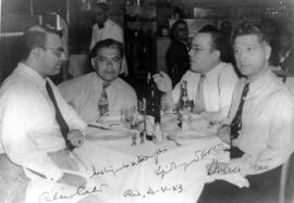 Encontro com intelectuais em restaurante do Rio de Janeiro