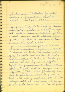 Fragmentos do manuscrito "Valentin Fernandes"