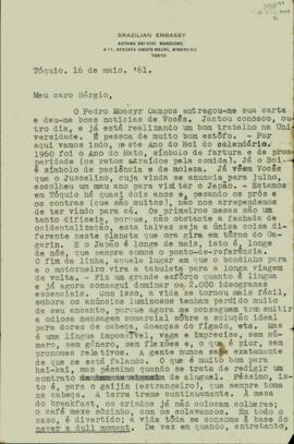 Carta de J. A. de Araújo Castro a Sérgio Buarque de Holanda