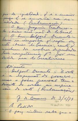 Carreira política de João Luís Vieira C. de Simimbú, 1879
