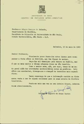 Carta de Guilherme Augusto de Souza Castro a Sérgio Buarque de Holanda