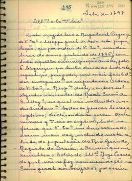 Carta de José Paes Falcão das Neves a Caetano Pinto de Miranda  Montenegro
