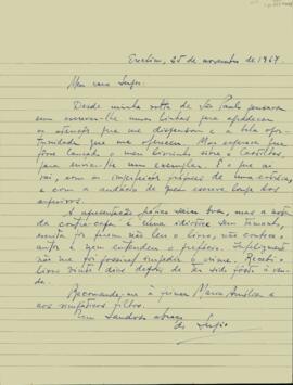 Carta de Sérgio da Costa Franco a Sérgio Buarque de Holanda