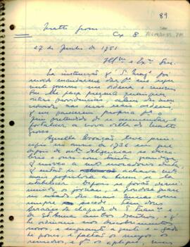 Carta de D. Antônio Rolim de Moura a Diogo de Mendonça Corte Real