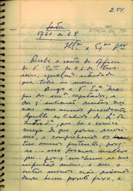 Carta de Francisco Barbosa dos Guimarães a D. Luís Pinto de Sousa Coutinho