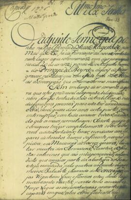 Correspondência Oficial de Luís de Albuquerque de Melo Pereira e Caceres