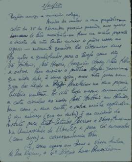 Carta de Charles Boxer a Sérgio Buarque de Holanda