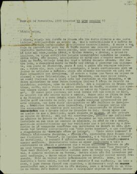 Carta de J. A. de Araújo Castro a Sérgio Buarque de Holanda